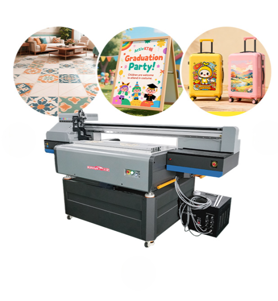 KINGJET KJ-9060UV Toshiba CE4-M Flatbed Printhead Digital Led UV Flatbed Printer for Printing PVC /Acrylic/Ceramic & Promotional Items