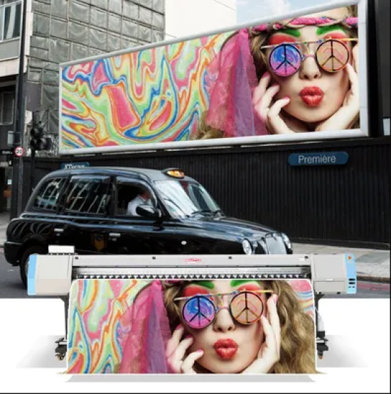 KINGJET KJ-1601S large format 1.6m eco solvent printer flex banner plotter