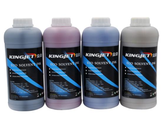 KingJet Eco Solvent Ink for XP600 Printhead 1L Pack