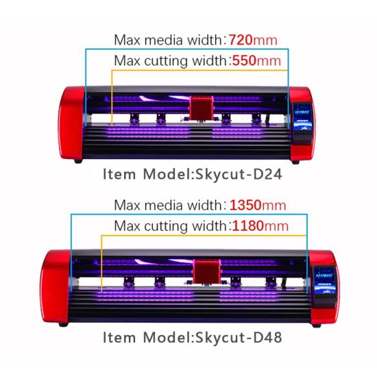 SKYCUT D48 Dual Heads Cutting Plotter De Corte Vinyl Cutting Machine Sticker Cutter Cutting Plotter With Camera